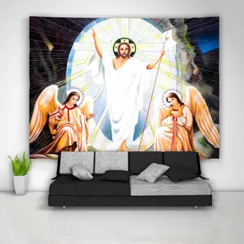 Ježiš Kristus Wall Art Gobelín Uniqued Vlastné Spálňa Domáce Dekorácie