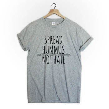 šírenie hummus nie je nenávisť t-tričko tee unisex nenávisť, láska Tumblr Instagram vegánska tričko