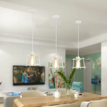 LED Prívesok Svetlo Nordic Retro Originality Visí Lampa Vintage Loft Reštaurácie, Kuchyne, Obývacej Izby, Dekorácie, Svietidlá