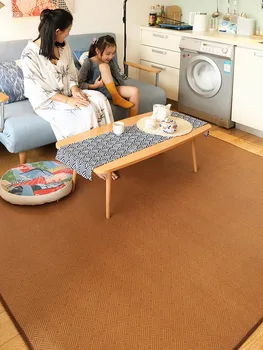 Japonský štýl mat koberec, obývacia izba, spálňa, balkón tatami mat lete ratan mat plazenie mat doma
