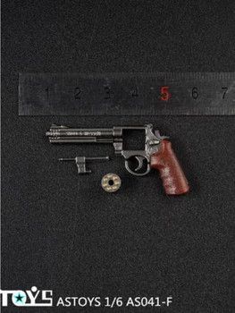 AS041F 1/6 Rozsahu Revolver Zbraň Model Hračka Pištole, Zbraň Uchytenie 12