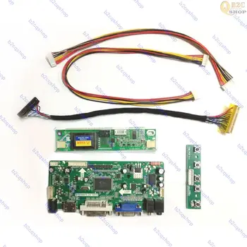 LCD Displej Regulátora Doske Auta pre rozlíšenie 1024X768 M150XN07 V. 2 V2 panel displej kompatibilný s HDMI+DVI+VGA+Audio