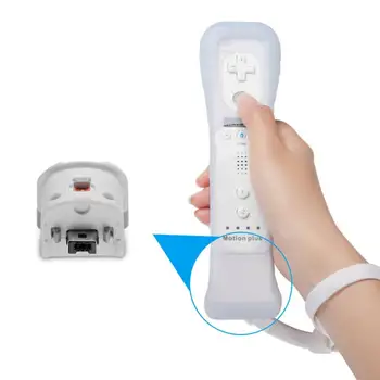 Pre Nintendo Wii Motion Plus Diaľkové Ovládanie Pohybu Enhancer Rukoväť Intensifie Rukoväť Urýchľovač Herné S Silikónová
