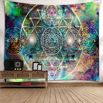 India Mandala Gobelín Stene Visí Hviezdne Nebo Maľba Dekorácií Na Stenu Tapisérie Psychedelic Hippie Stene Koberec Pozadí Handričkou