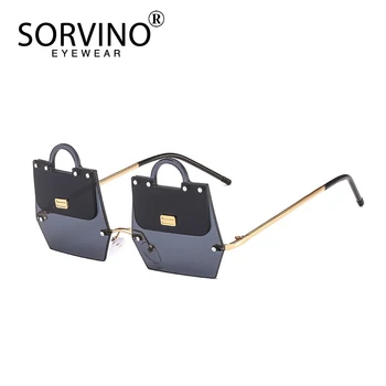 SORVINO 2020 Nový Štýl Luxusné Osobnosti slnečné Okuliare, Kabelky-model Slnečné Okuliare UV400 Vintage Nepravidelné Šošovky Kovový Rám