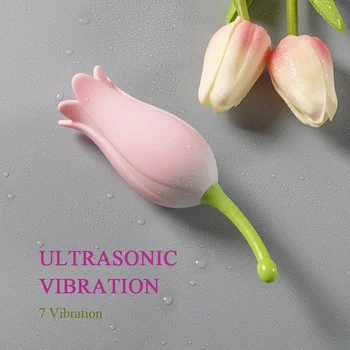 Tulipán Ultrazvukové Vibrátor Sexuálne Hračky Pre Ženy Klitorisu Stimulátor G-Bodu Orgazmus Erotické Dospelých Nástroje Ženské Intímne Masáže Palička