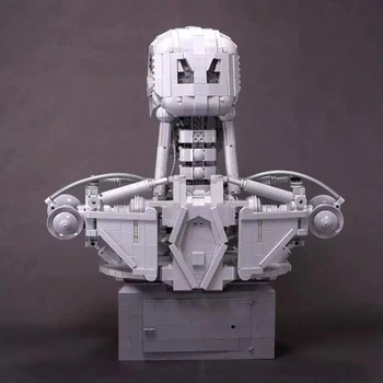 BuildMoc Film Akčný Obrázok T800 Poprsie Hračky, Stavebné Bloky MOC Techniku Údaje Robot Tehly Vzdelávacie Hračky Pre Deti Darček