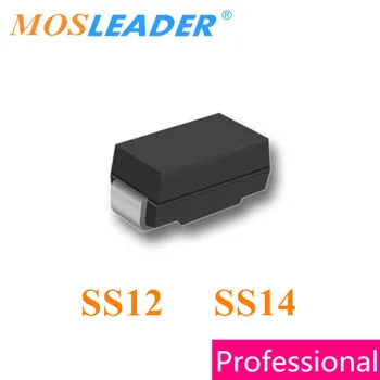 Mosleader 2000PCS SMA 1N5817 SS12 1N5819 SS14 SMA DO214AC 1A 20V 40V Schottky Vyrobené v Číne Vysokej kvality