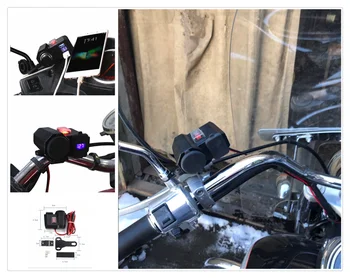 Univerzálne Motocyklové Príslušenstvo Mobilného Telefónu, USB Nabíjačku pre YAMAHA XV 950 RACER TDM 900 MT-125 MT125 MT-01 V-MAX