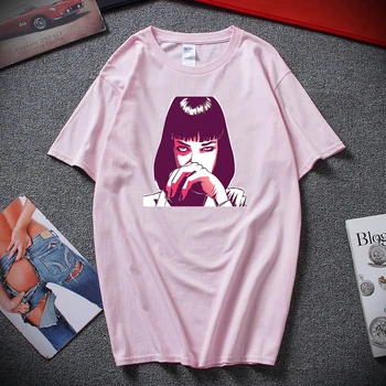 Cudzinec Veci T Shirt Ženy Muži Harajuku Vtipné Videá Tričko Hore Nohami Jedenásť Tričko Fashion Muž Ženy Homme Ružové Tričko