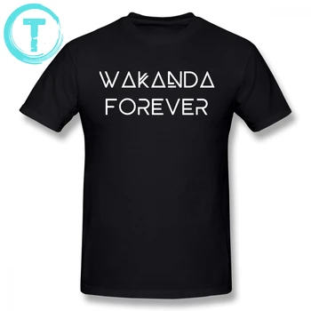 Wakanda T Shirt WAKANDA NAVŽDY T-Shirt 100 Bavlna Nadrozmerná Tee Tričko Zábavné Streetwear Grafické Krátke Rukávy Tričko Mužov