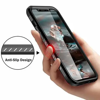 360 Full-Telo Protectio puzdro Pre iPhone 12 Mini coque Transparentný Silikónový Shockproof Kryt Pre iPhone 12 Pro MAX Telefón Prípade