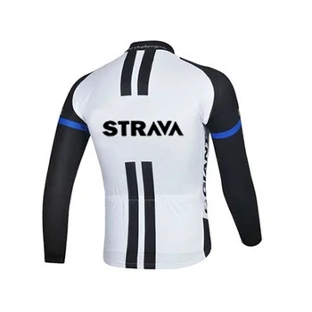2021 Pro STRAVA Zimné Thermal Fleece, Cyklistika Dres Nastaviť Abbigliamento Ciclismo Invernale Cyklistické Oblečenie MTB Bike Jersey Mužov
