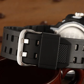 OHSEN Digitálne Quartz Mužskej Módy Muž Pánske Náramkové hodinky Reloj Masculino gumička Šport 50m Plávať LCD Beh Watch Animovať Uomo