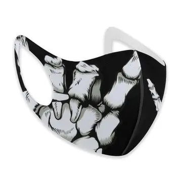 Rock Vrecku Dizajn - T-Shirt Nie pre anti-virus Bavlna Tvár, Ústa Maska DIY mascarilla reutilizable cubrebocas con filtro