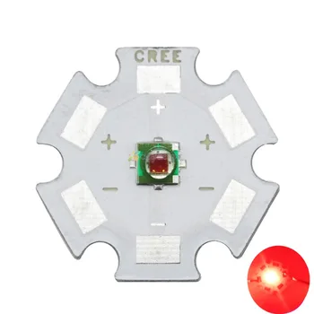 10pcs CREE XP-E Fotografiu Červená 660nm 3W XPE LED tmavo Červená LED Žiarič Didoes na 20 mm/16 mm/14 mm/12 mm/8 mm PCB