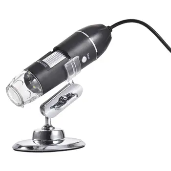 00-1600X USB Mikroskop Ručný mobilný Digitálny Mikroskop USB Typ-C InterfaceElectron Mikroskopy S 8 Led, S Držiakom