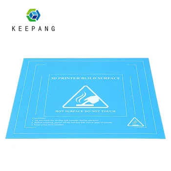 2 ks KeePang Inovované Tepla Papier, Hrubý Piesok Modrá Tepla Papier Pre 3D Tlačiarne Povrchu HeatBed 3D Tlačiarne Platformu Nálepky