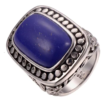 Lapis lazuli 925 Sterling Silver Ring Móda Veľkosť Prsteňa 6 7 8 9 10 F1267