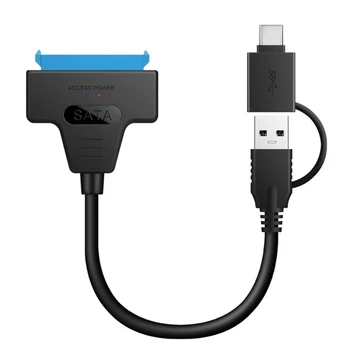 USB C do SATA Konvertor USB 3.1 Typ C Adaptér Kábel pre 2.5