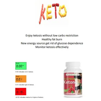 GREENWON tri farebné zobrazenie ketón tester ketosis meter monitor tuk spáliť & chudnutie ketogenic diet