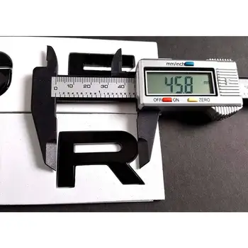 3D Písmená ABS Predná Kapota Znak Range Rover Kapota Písmená Nálepky na Land Rover Range Rover(Lesklý Čierny)
