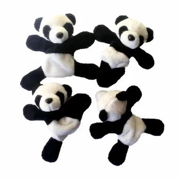 4PCS Panda Chladnička Nálepky Roztomilý Kreslený Panda Chladnička Magnet na Chladničku Nálepky Mäkké Plyšové Obtlačky Krásne Darčekové Upomienkové Dekor
