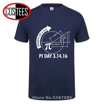 Veda mužov tričko Matematika Graf A Pi 2020 lete nové voľné fit t-shirt Krátkym Rukávom O-Krku Premium bavlna vysokej kvality topy čaj