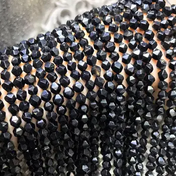 Voľné korálky obsidian/spinelovou/achát diamond tvar tvárou 6/8/10 mm 14inch pre KUTILOV, šperky, takže FPPJ veľkoobchod korálky prírody