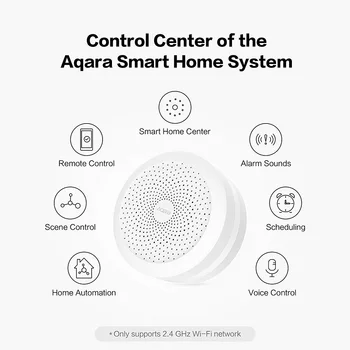 Pôvodné Aqara Hub Zigbee Pripojenie Bezdrôtovej Smart Bránou pre Poplachový Systém na Vzdialené Monitorovanie a Ovládanie Práce s Apple HomeKit