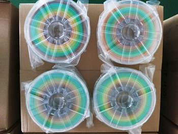TOPZEAL 3D Tlačiarne Rainbow CHKO Vlákna 1.75 mm Vlákna Rozmerová Presnosť +/-0.02 mm 1 KG 343M 3D Tlač Materiálu pre RepRap