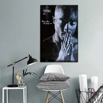 2pac Notoricky známy B. I. G. Potent Plagát Tupac Shakur plagáty a Vytlačí Umenie Stene Obraz Modernej Plátno na Maľovanie Domáce Dekorácie