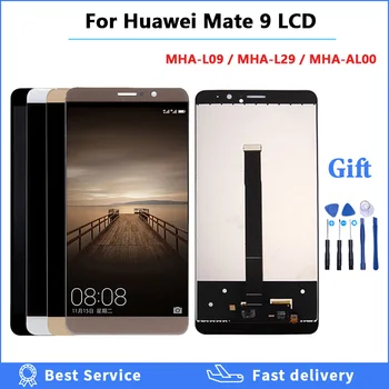 Pre HUAWEI Mate 9 MHA-L09 MHA-L29 LCD Displej + Dotykový Displej Digitalizátorom. montáž Pre Huawei Mate9 lcd Displej Nahradenie + nástroje