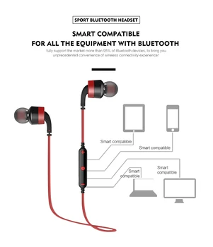 AWEI A960BL športové Bezdrôtové Slúchadlá In-ear stereo Bluetooth Slúchadlá s mikrofónom Hudby gaming Headset na zníženie Hluku
