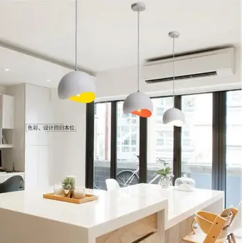 Moderný prívesok svetlá Sférické dizajn Biely Hliníkový prívesok na čítanie reštaurácia, bar kávy obývacia izba LED visí lampa zariadenie