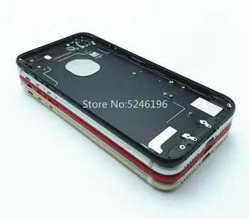 Nové zadné prípade batéria zadný kryt pre iPhone 7 7G 7P 7 plus kryt batérie metal strede rámu podvozku zadný kryt náhradný diel