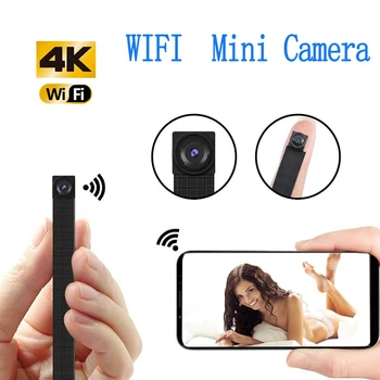 4K WIFI Sieťová Kamera Webcam IP P2P HD širokouhlý Mini Kamera DIY Bezdrôtový Cam Modul návrh aktívne DV Videokamera Malé