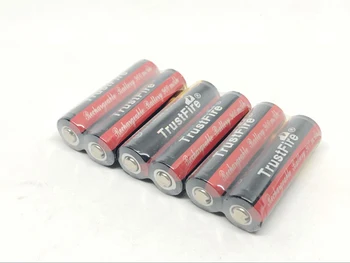 8pcs/veľa TrustFire AA 14500 3,7 V 900mAh Lítiové Batérie, Farebné Nabíjateľné Batérie s PCB Ochrany Rada Pre Baterku
