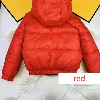 Na sklade 2020 Nových Prírastkov Batoľa Dievča Zimné Oblečenie obojstranné Nosenie Vatovaný Kabát Baby Chlapci Bunda