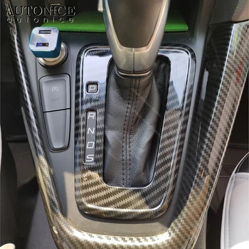 Pre Ford Focus MK3-2018 NA LHD Uhlíkových vlákien farba ABS Vnútorné Radenie Panel Kryt ĽAVEJ STRANE
