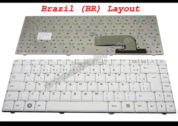 Nový Notebook, klávesnica pre CCE, pre Philco PHN14050 PHN14063 Intelbras i500 i532 i555 biela Brazília BR Verzia - K020628Q1