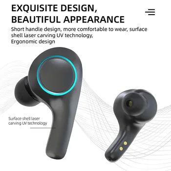 Móda In-Ear 5.0 Bluetooth Bezdrôtové Slúchadlá s Mikrofónom Športové Slúchadlá Stereo Handsfree Slúchadlá