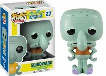 Funko POP SpongeBob SQUIDWARD PATRICK Pán Krabs PVC Akcie Obrázok Zberateľskú Model hračky pre chlidren Darček k narodeninám