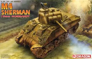 1/35 zmenšený model Dragon 6511 M4 (75mm) Sherman stredné chariot 