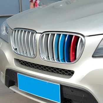14pcs Auto Prednej maske Dekorácie Pásy Výbava Pre BMW X3 G01 X4 G02 2018 2019 Príslušenstvo