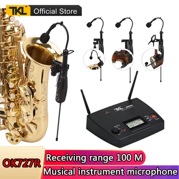TKL Fáze výkonu OK727r Saxofón bezdrôtový hudobný nástroj mikrofón husle gitara erhu špecializované zariadenia systému