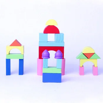 Montessori Vzdelávacie Hračky Drevené Hračky pre Deti Raného Vzdelávania Deti Inteligencie Geometrické Tvary Poznanie Hrad Hádanky