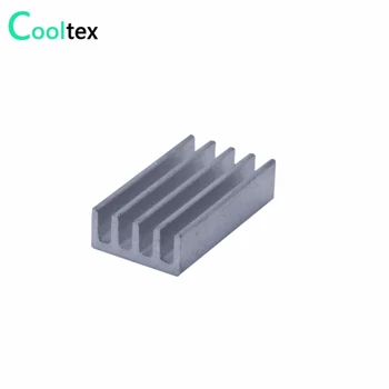(50pcs/lot) 20x11x5mm Hliníkový chladič radiátor pre Elektronický čip chladič na chladenie