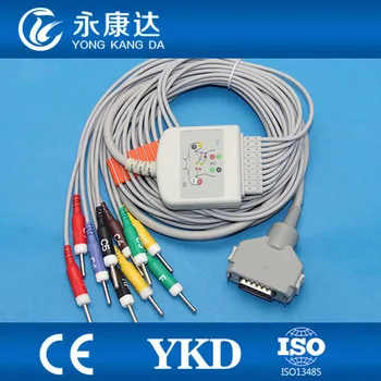 Fukuda Denshi FX-7102 ekg kábel CardiMax FX-7101 FX-7202 FX-7402 FX-2111 FCP-2155 s 10lead ekg kábel Din IEC 3.0