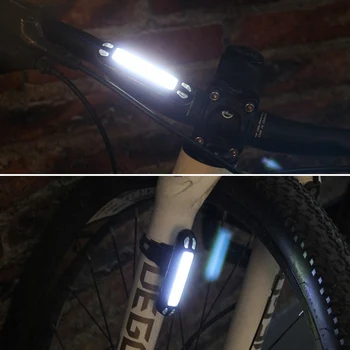 Dvakrát Farba Bicykel zadné Svetlo Požičovňa Ľahké Nepremokavé USB Nabíjanie Bicyklov Svetla Horský Bicykel LED Výstražné Svetlo